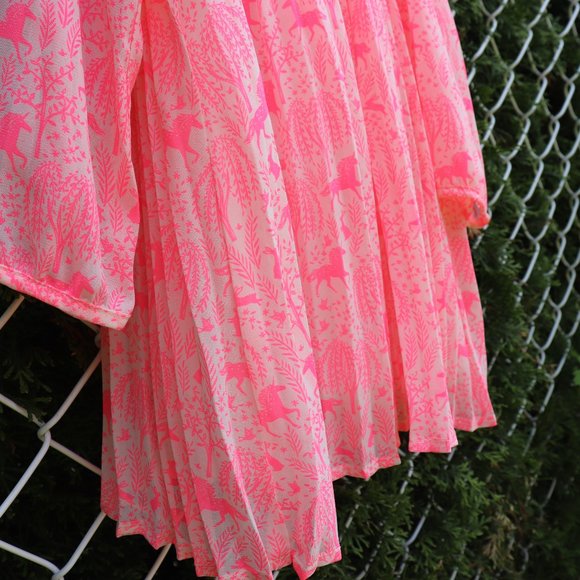 🌏 Gap | Sarah Jessica Parker Pleated Dress 2T - Picture 5 of 10